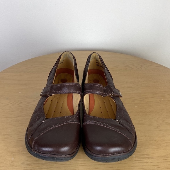 Clarks Mary Jane Loafer Flat Women's 9 Comfortable Supportive Walking Shoe - Picture 2 of 9